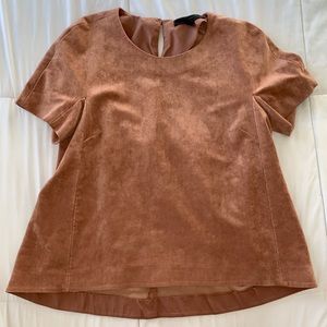 Suede BCBG maxazria top!
